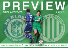 Preview: Derby je tady! Hostouňští míří do Kladna   